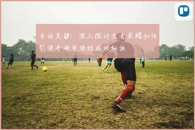 专访吴静：深入探讨王者荣耀如何引领手游市场的成功秘诀