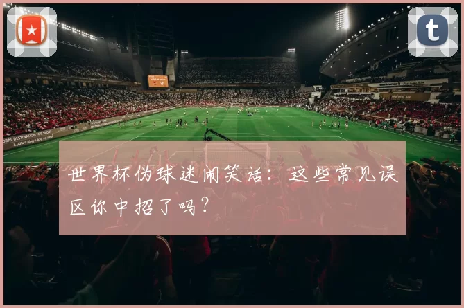 世界杯伪球迷闹笑话:这些常见误区你中招了吗?