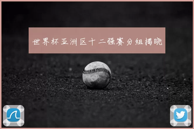 世界杯亚洲区十二强赛分组揭晓